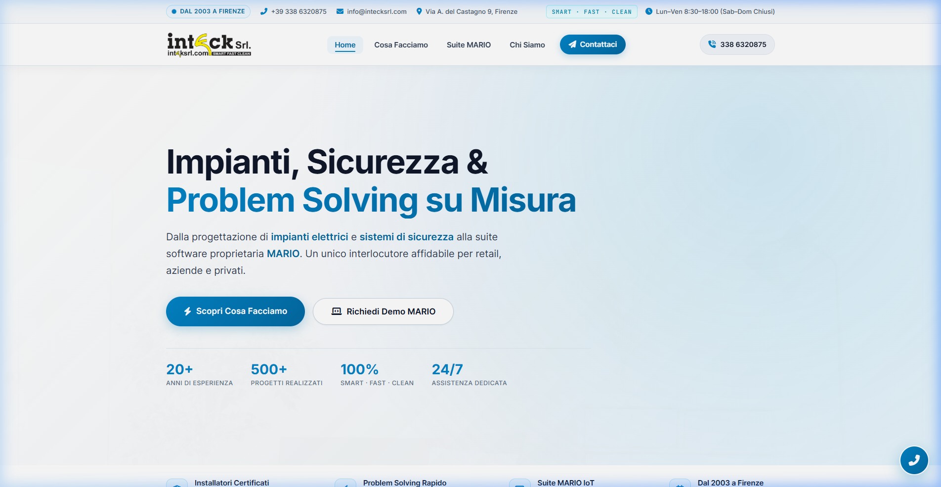 Sito Web Reale Inteck Srl